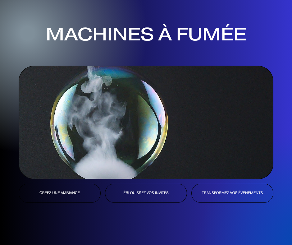MACHINES A FUMEE